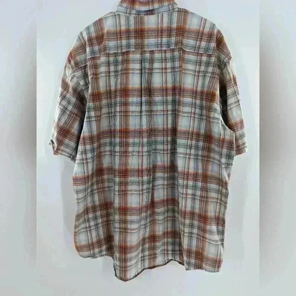 Panhandle rough stock men's size xxl short sleeve button down collard shirt - Picture 6 of 8